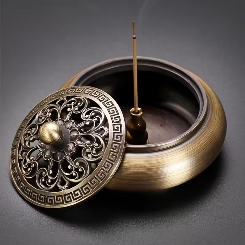 Ορειχάλκινος Θυμιατήρας με Καπάκι